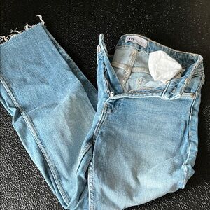 Zara Sky Blue Casual Jeans